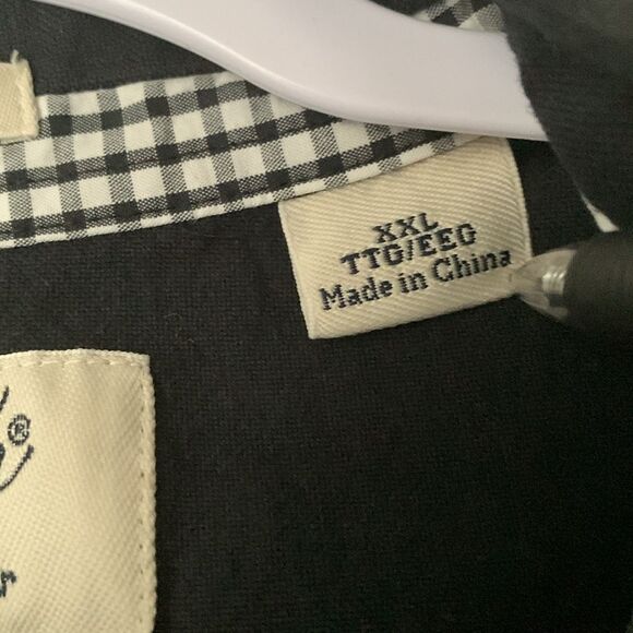 On Original Penguin by Munsingwear Men's Black Button-Down Shirt Size XXL - Picture 8 of 8